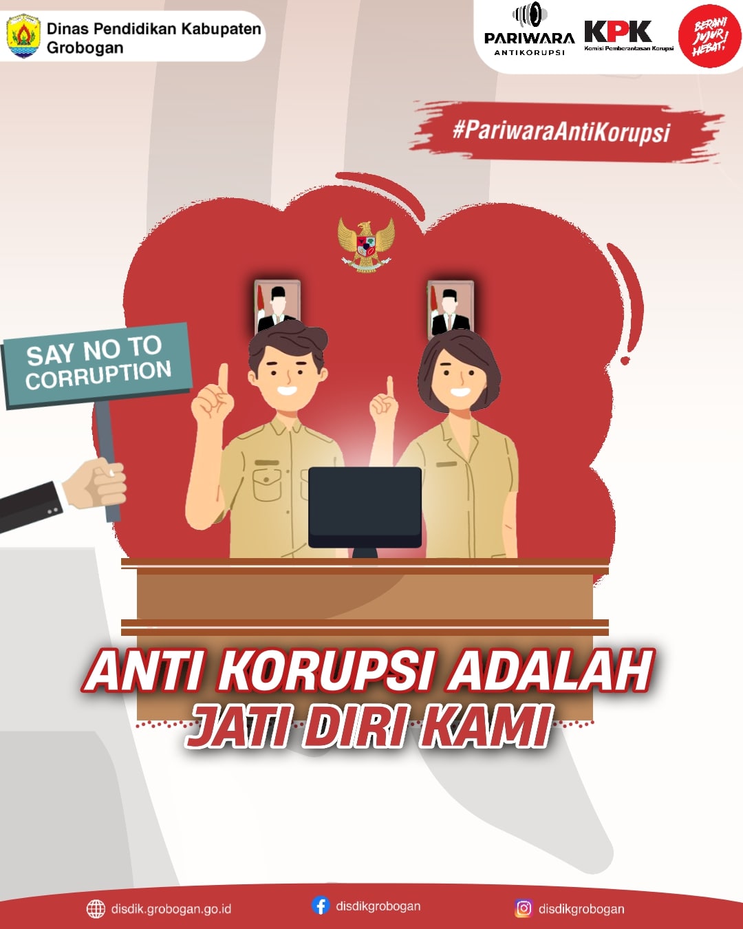 Pariwara Anti Korupsi Disdik Grobogan 3